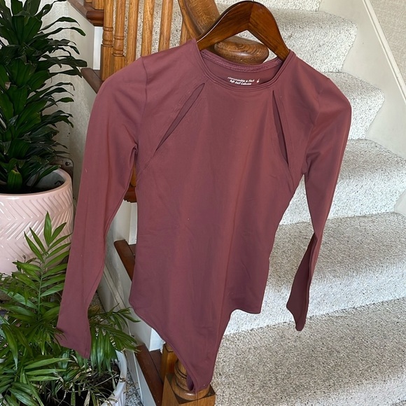 Abercrombie & Fitch Soft A F Collection Long Sleeve Bodysuit - Picture 1 of 10